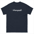 campagnolo script logo t shirt