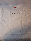 V/SUAL by Van Styles Men's X-Large White Short Sleeve Logo Graphic T-Shirt Tee