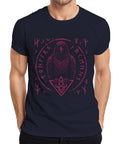 Viking Raven Norse Mythology Runes Celtic Knot Norse Men's T-Shirt