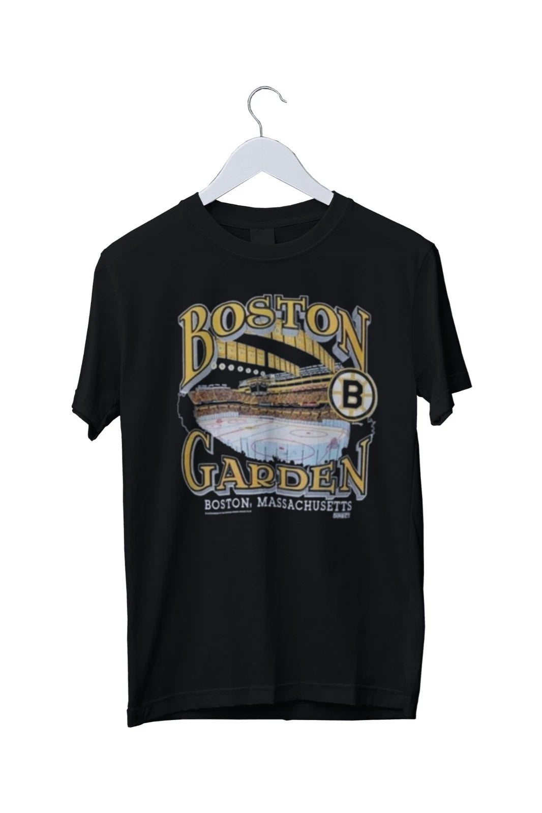 retro vintage BOSTON BRUINS GARDEN ARENA Unisex T-Shirt Mens S M L XL 2 3 4 XL