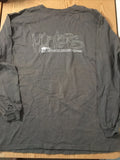 New men's HOOTERS long sleeve t-shirt dark gray cotton soft stretchy xlarge