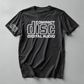 Compact Disc Digital Audio T Shirt Retro Music Vintage CD Logo Graphic Tee