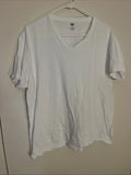 Men’s BERKLEY JENSEN White Shortsleeve T-shirt Sz Large 100% Cotton