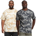 Urban Classics Men's Simple Oversized Camouflage T-Shirt Cotton New