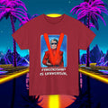 Vintage V Mini Series T-Shirt Iconic Visitor Design Unisex 80s Retro Tee Shirt