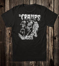 Retro Tee T Shirt 100% Cotton 80's Punk Style The Cramps Rock N Roll Skeleton