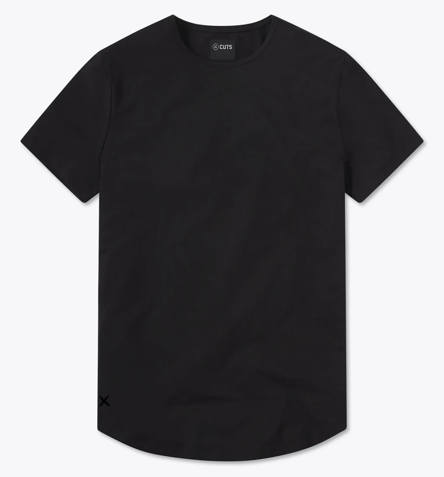 CUTS AO Curve-Hem Tee - Men's Medium - Black