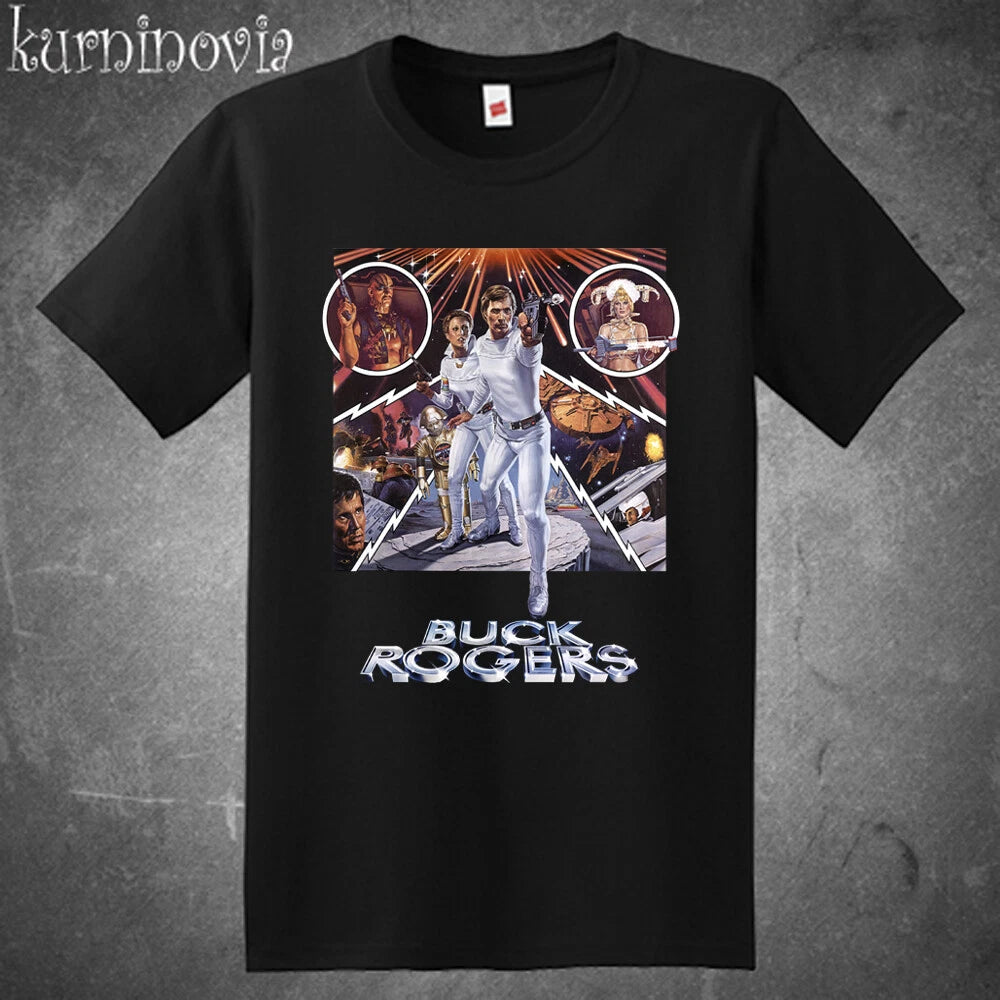 Buck Rogers Men's Black Size S to 5XL