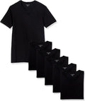 100% Cotton 6 Pack Amazon T-shirts V Neck Undershirt Size XXL Long Body Length