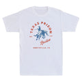 Texas Prison Rodeo Cowboy Western Funny Cowboy Ride Horse Vintage Men's T-Shirt