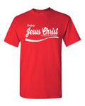 ENJOY Jesus Christ Thou Shalt Never Be Thirsty Coke Parody Men's Tee Shirt 1361