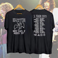 VTG Led Zeppelin 1977 American Tour Black Mens T-Shirt Tee Unisex Vintage S-5XL