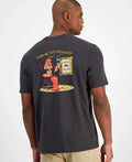 TOMMY BAHAMA 'Claw Me Old Fashioned' Coal Gray T-Shirt Cotton Lightweight M
