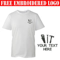 Embroidered Personalised Carpenter Left Chest T-Shirt Hammer  Woodworking Tee
