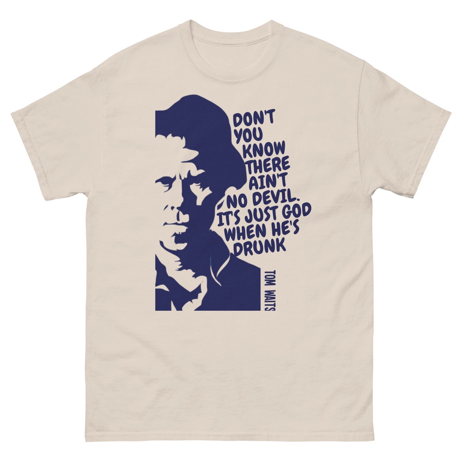 Tom Waits T-Shirt | Music Legend Tee | Vintage Style Retro Concert Design