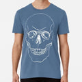 Simple Skull Size S to 5XL Made in the USA T-Shirt