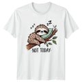 Sloth Zz Zz Zz Not Today T-Shirt Sleeping Sloth Animal Humor