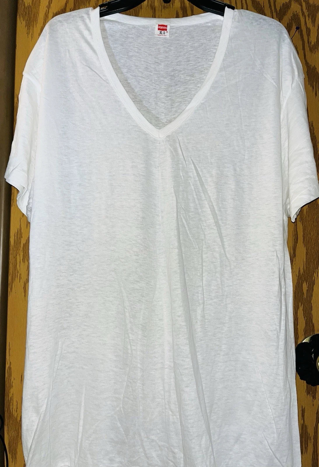 Hanes 1960’s Vintage T-shirt-USA MADE-NEVER WORN-XL 46/48 DEAD STOCK-PERFECT!!!
