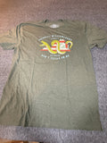 Colonial Williamsburg T-Shirt XXL Gray - Virginia Map - Don’t Tread On Me