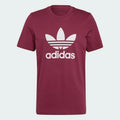 Adidas Originals Trefoil T-Shirt Victory Crimson/White Men's Large XL 2XL BNWT