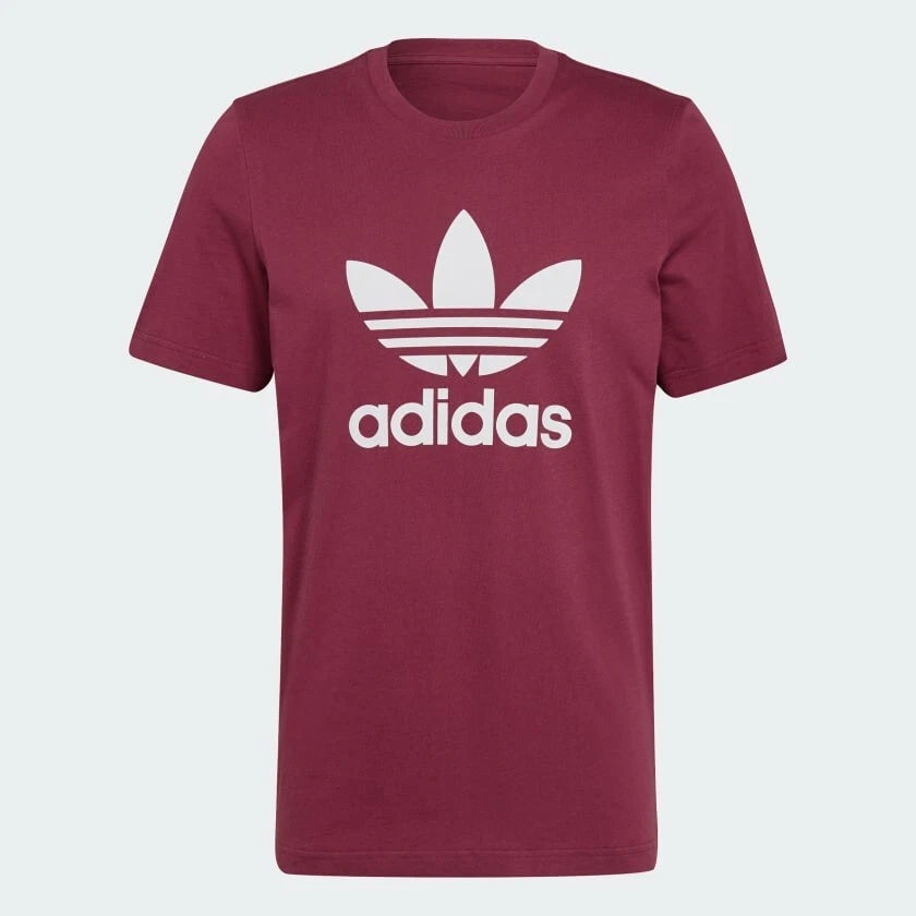 Adidas Originals Trefoil T-Shirt Victory Crimson/White Men's Large XL 2XL BNWT