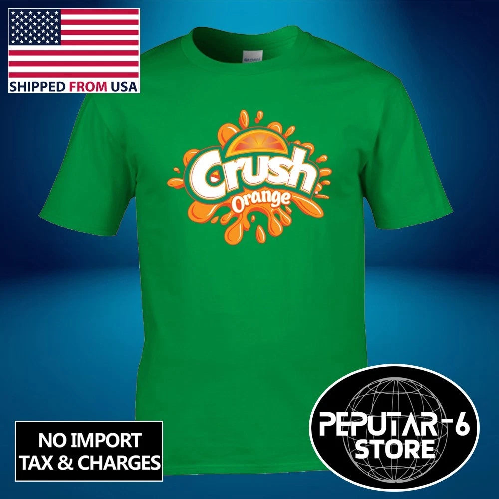 Crush Orange Men's Green Size S-3XL
