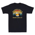 Bourbon Goes In Wisdom Comes Out Funny Bourbon Drinking Lover Gift Men's T-Shirt