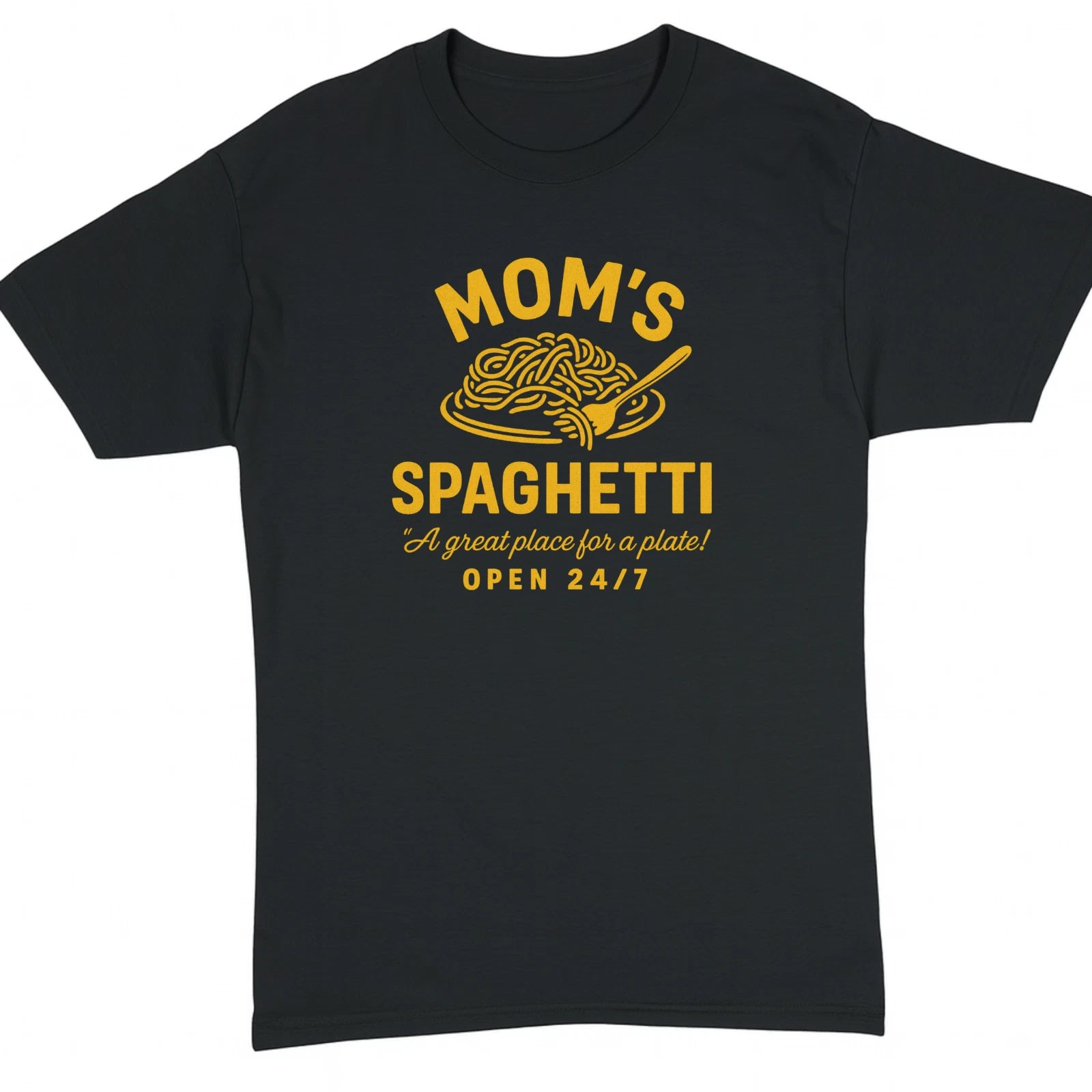 Eminem Mom’s Spaghetti T-Shirt – Funny Rap Lyric Tee – Restaurant Graphic Tee