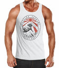 Mens Tank Top Surfing Tsunami Great Wave Japan Vintage Retro Muscle Shirt