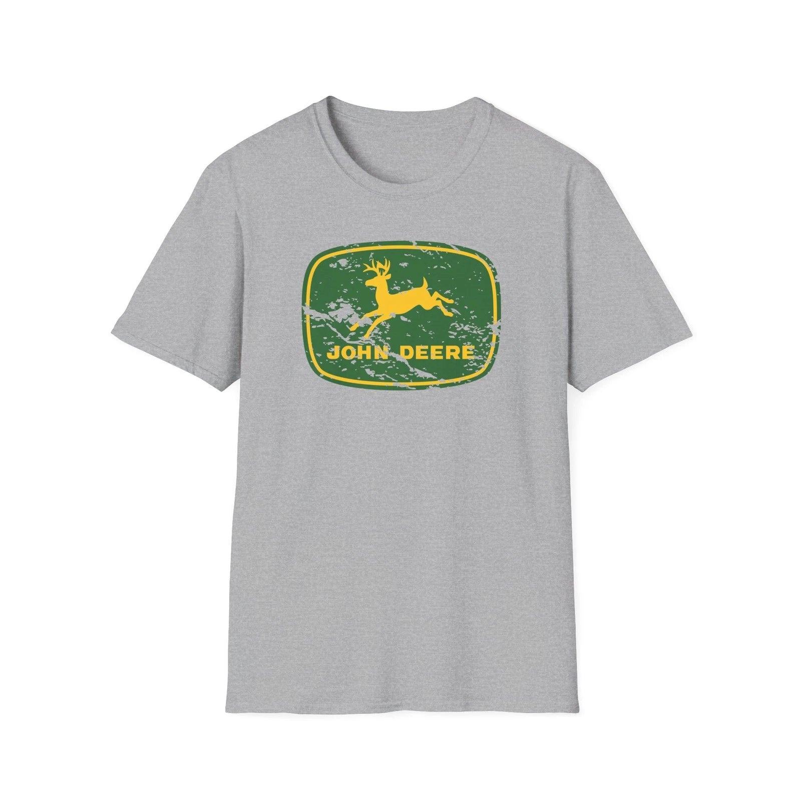 Vintage John Deere Logo T-Shirt | Distressed Country Farm Tractor Tee