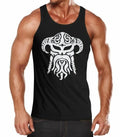 Mens Tank Top Viking Viking Helmet Northmen Muscle Shirt Muscle Shirt