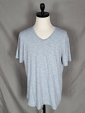 Old Navy Mens XL Light Blue V-neck T-shirt Short-sleeve