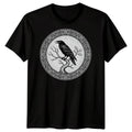 Raven Norse Mythology Mens T-Shirt Rune Celtic Knot Design