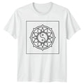 Yin Yang Mandala Symbol Mens T-Shirt Womens Tee Unisex Graphic Top