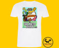 Rik Mayall Bottom tshirt tee t-shirt FURRY HONEYPOT ADVENTURE art funny comedy