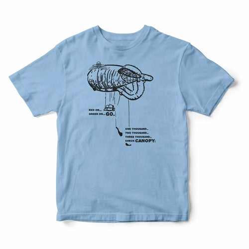 British Airborne Forces The Paras Paratroopers - The Balloon jump T-Shirt