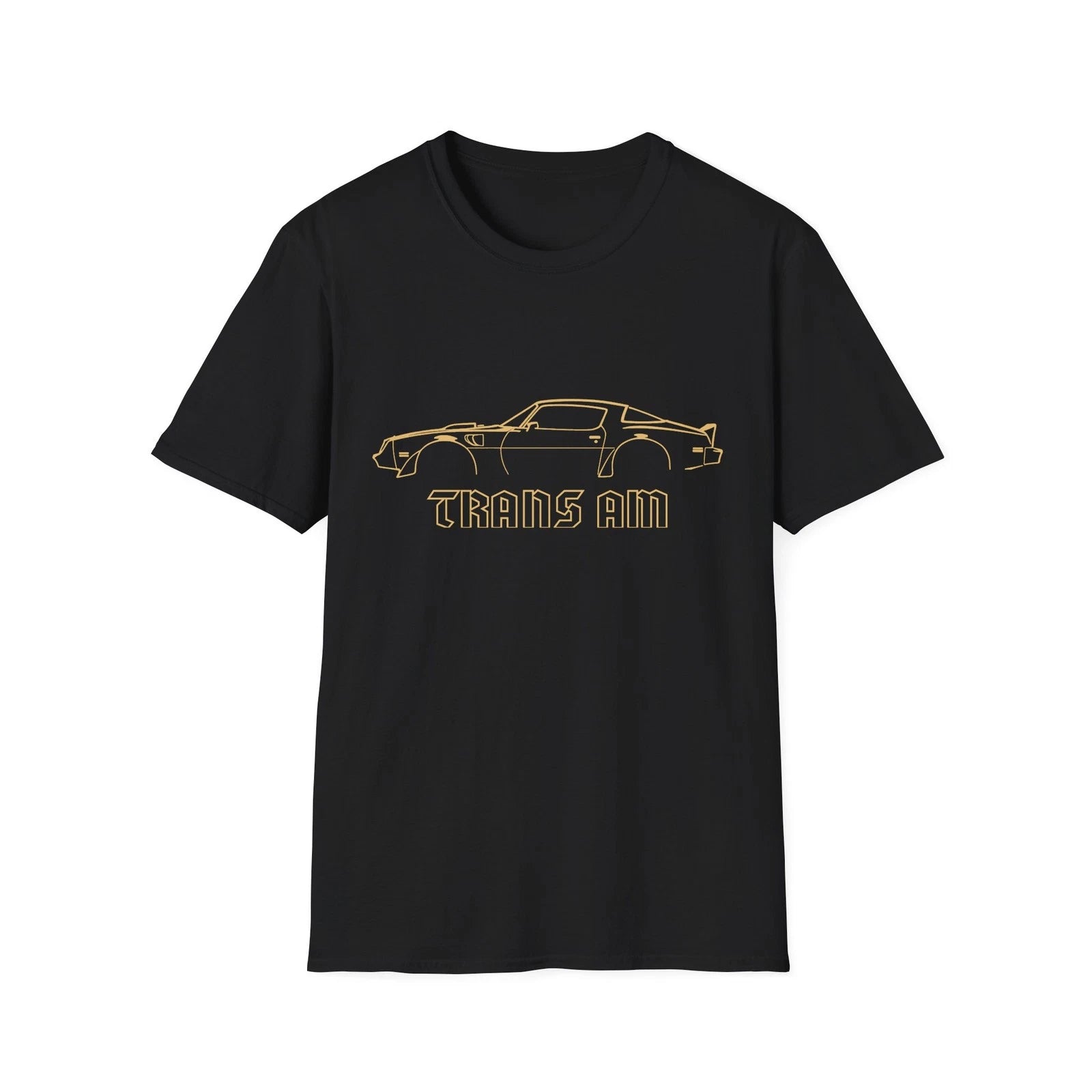 1977 Trans Am Outline T-Shirt Retro Muscle Car Graphic Tee
