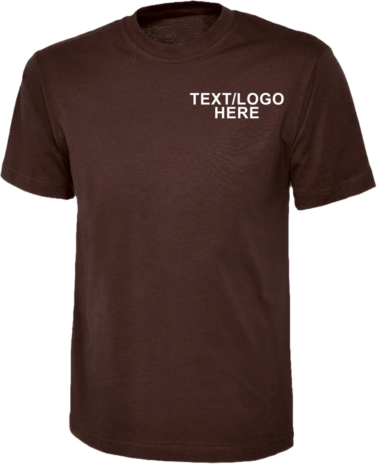 Personalised Embroidered Classic T Shirt With Logo, Workwear Tee Free Embroidery