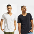 Def T-shirt Top V-neck 100% Cotton Basic Everyday Man