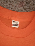 1980:S SCREEN STARS  VINTAGE ORANGE BLANK 50/50 T-SHIRT I sz M