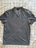 Michael Kors Men's V-Neck T-Shirt With Texture Small