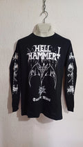 Hellhammer satanic rites long sleeve shirt black metal venom bathory celtic