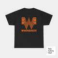 T Shirt Whataburger Fast Burger Food Restaurant Orange Black White Navy Grey Tee