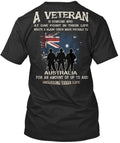 Veteran Australian T-Shirt Made in the USA Size S to 5XL