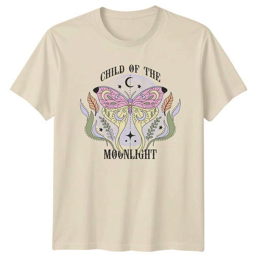 Child Of The Moonlight Moth Celestial Boho Magic Women Men T-Shirt