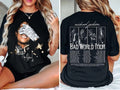 Michael Jackson Bad World Tour Vintage Concert Back Print T-shirt
