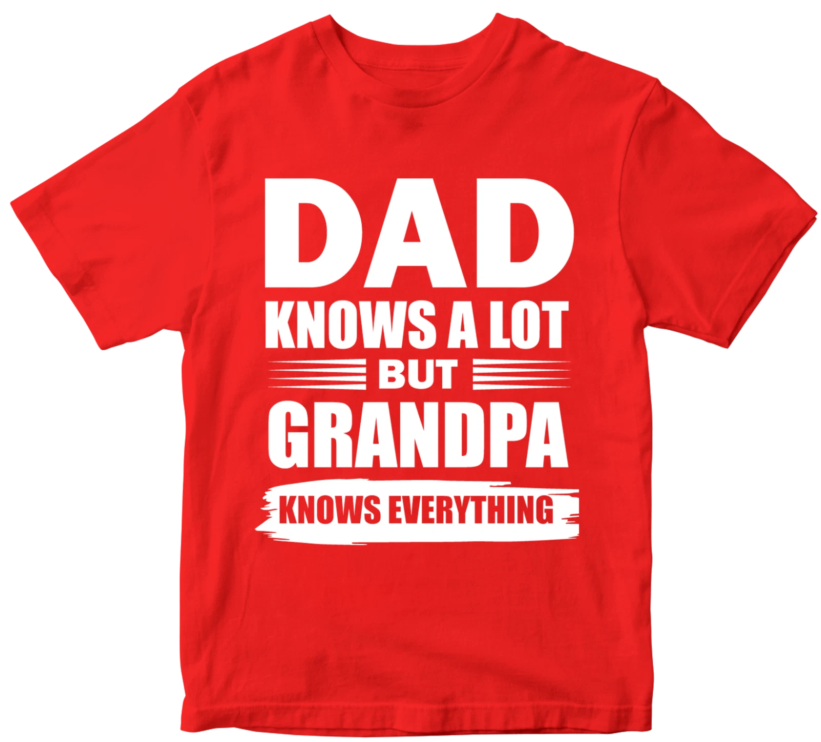Dad Knows A lot But Grandpa Knows Everything T-shirt Toddler Humor Funny Gifts
