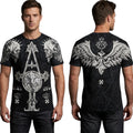 ARCHAIC by AFFLICTION Black TALL TALE Short Sleeve Slim Fit Y2K Mens T-shirt NWT