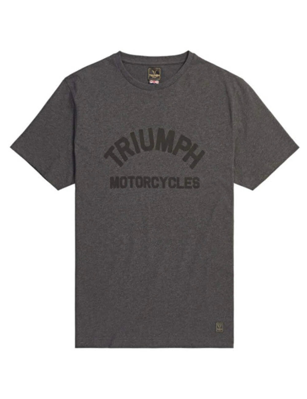 Triumph Burnham Tee Black & Marl - MTSS24106