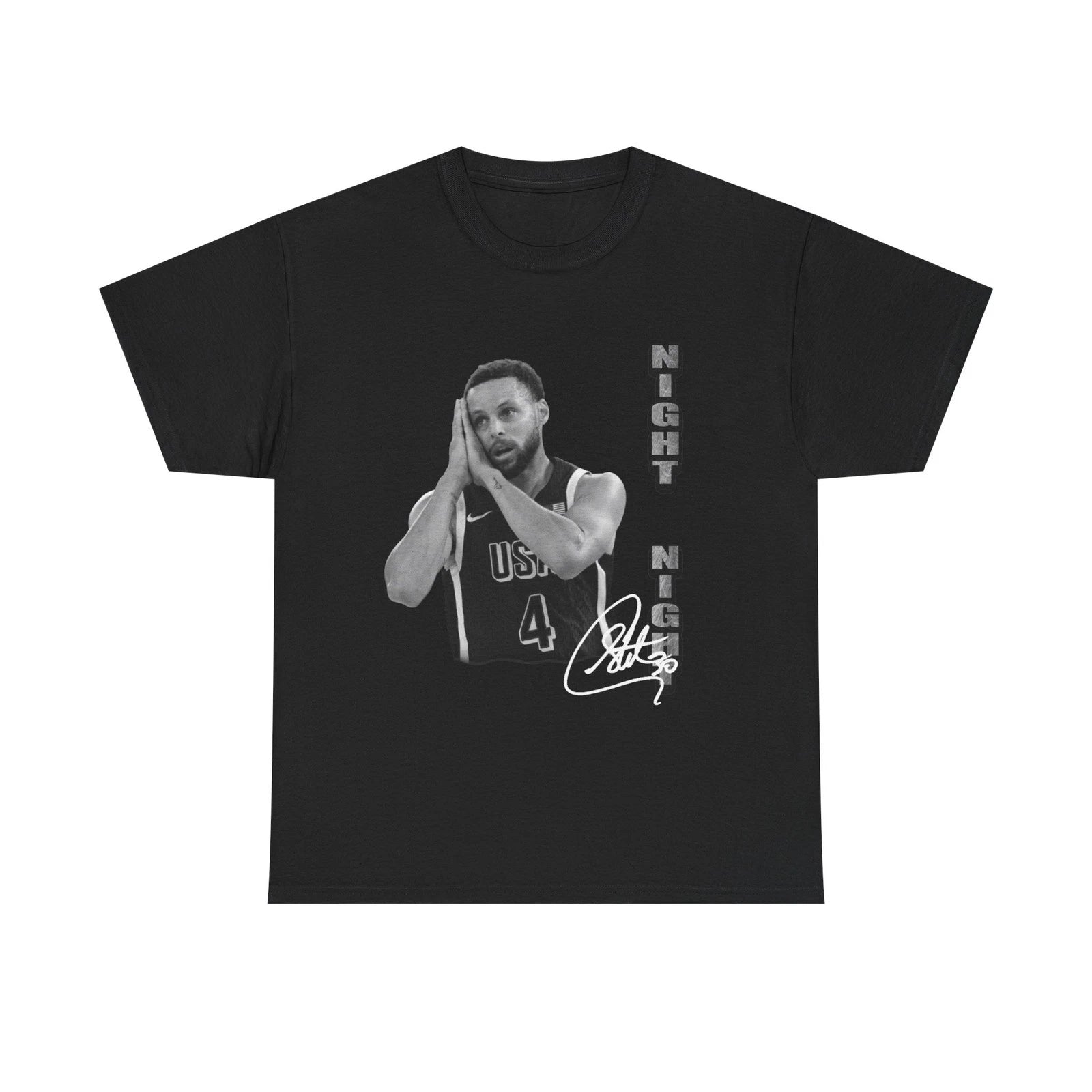 Steph Curry Night Night Streetwear Tee, Basketball Fan Shirt, Vintage NBA Shirt
